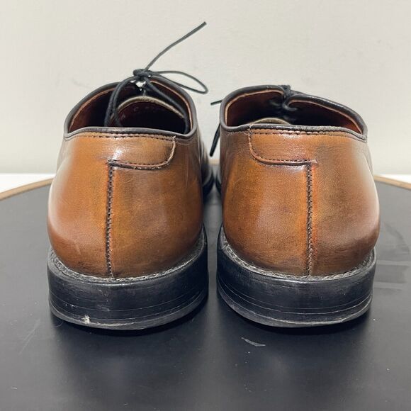 Allen Edmonds Fifth‎ Avenue Mens Cap Toe Oxford Dress Shoes 9.5 C Brown Leather